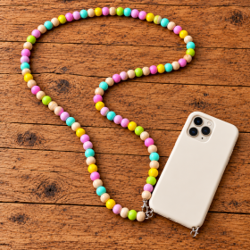 Workshop "Kreativ mit Holzperlen" am 16.10.2026 von 16:00-17:30 Uhr 'Handykette' 9 in stock 